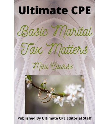 Basic Marital Tax Matters 2024 Mini Course